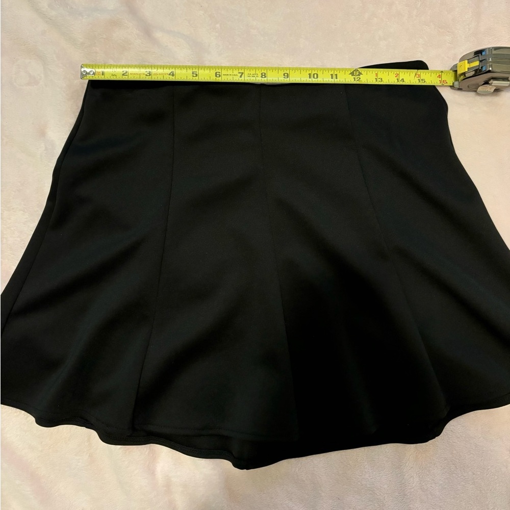 Princess Vera Wang Black A-line Flare Mini Skirt - Size 11 - Picture 5 of 10